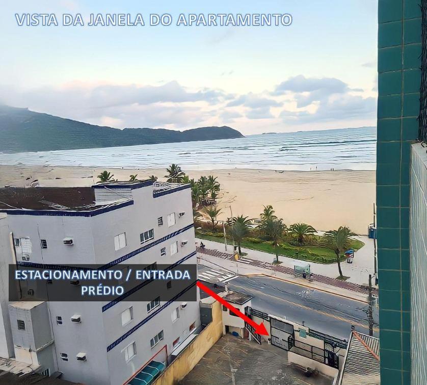 Kitnet Guilhermina Frente Feirinha E Mar Praia Grande  Kültér fotó